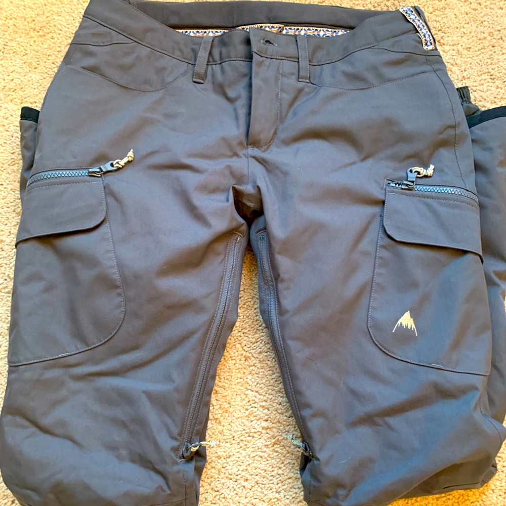 Burton Gloria Women's Gray Snowboard Pants Size Small